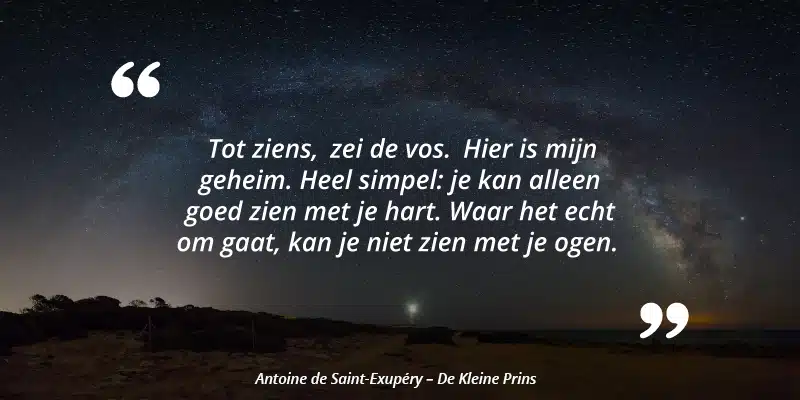 De Kleine Prins citaat
